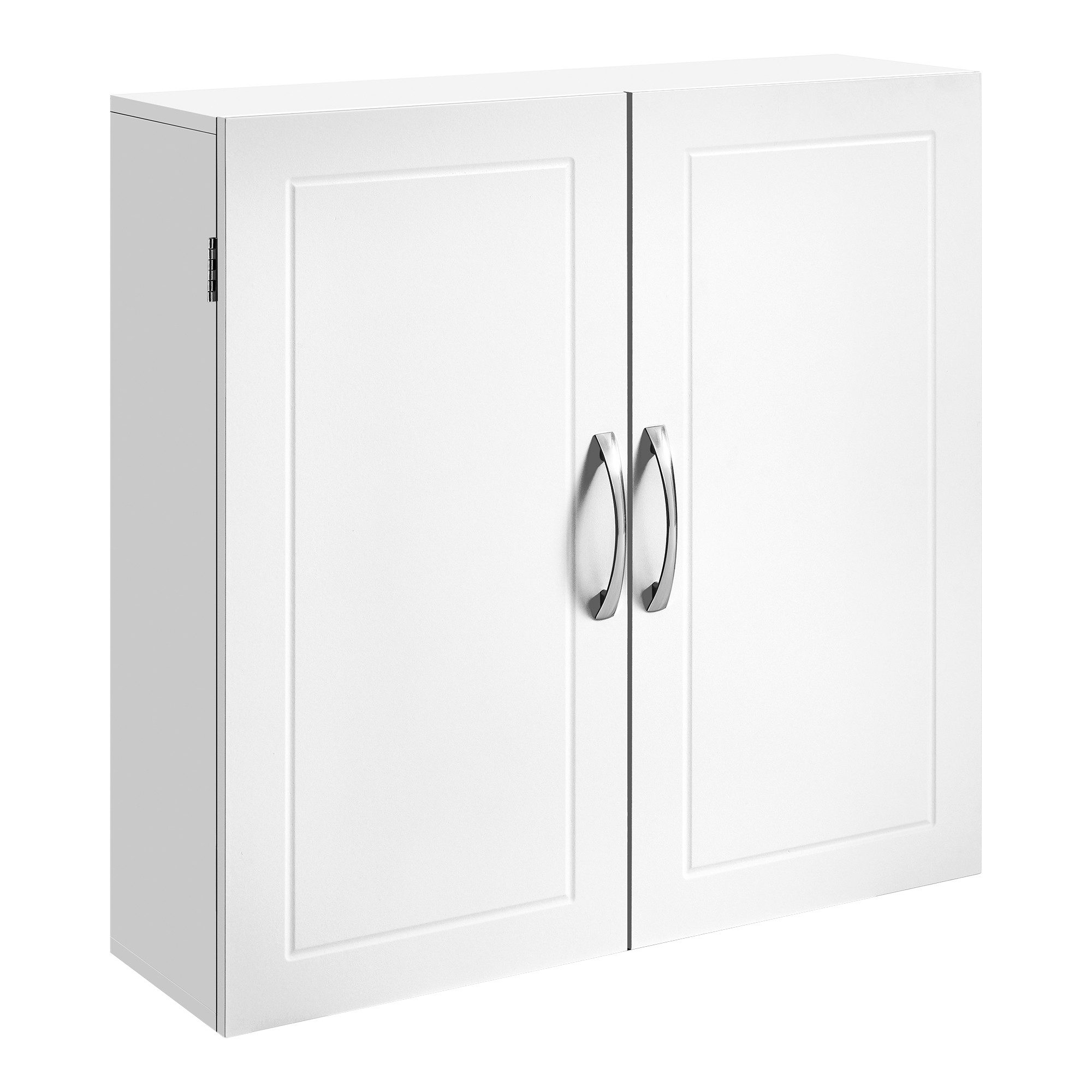 VASAGLE Hängeschrank Badezimmerschrank Badschrank wandmontiert, 18 / 30 x 60 x 60 cm, mit verstellbaren Ablagen