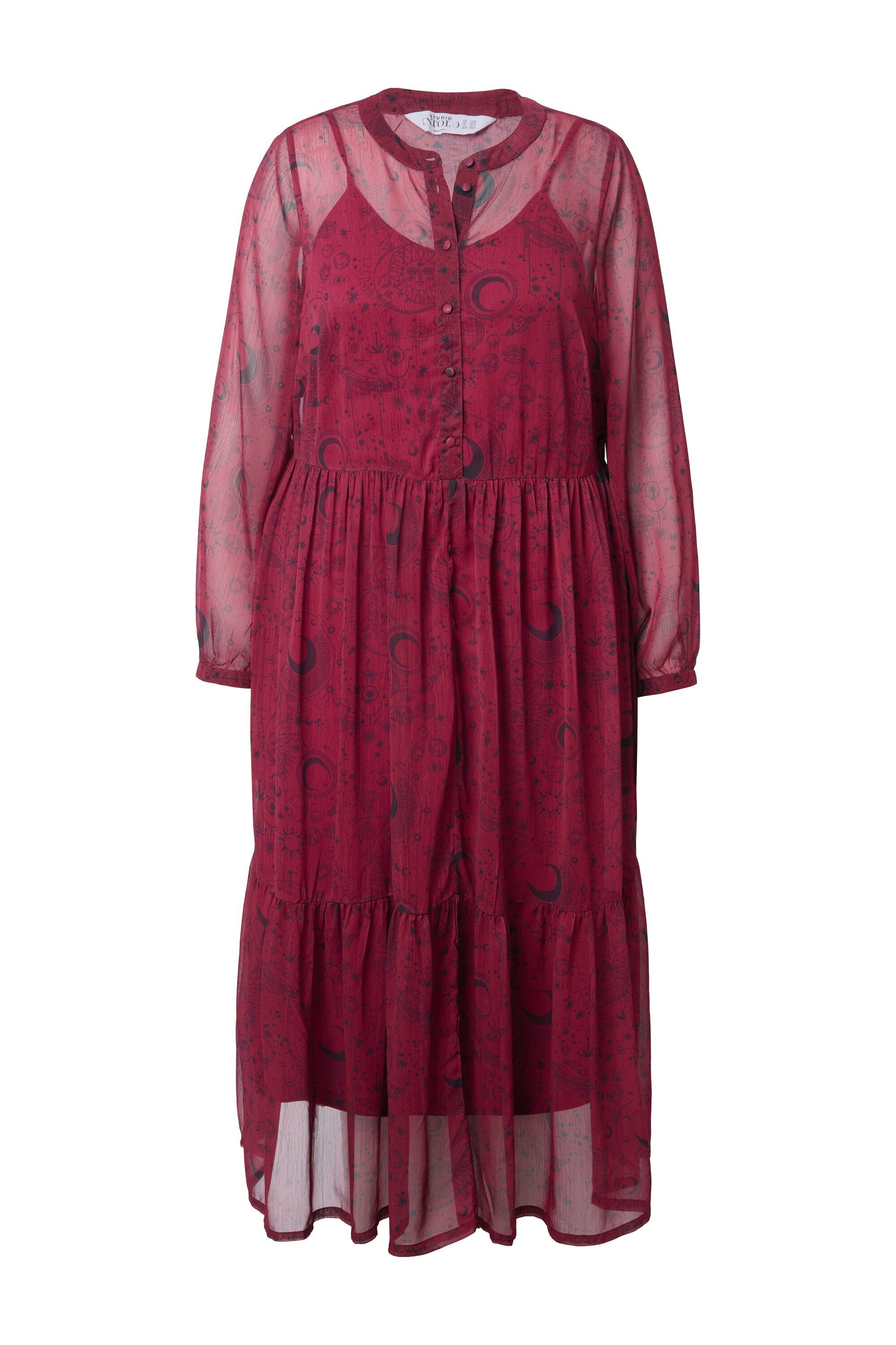 Studio Untold Jerseykleid Maxikleid doppellagig Astroprint günstig online kaufen