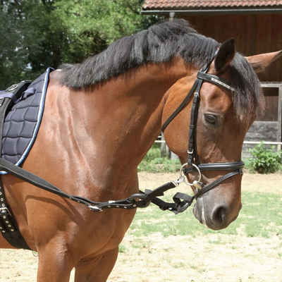 Kerbl Ausbinder Ausbindezügel 2 Stk. Schwarz Warmblut 32660, Gewebe