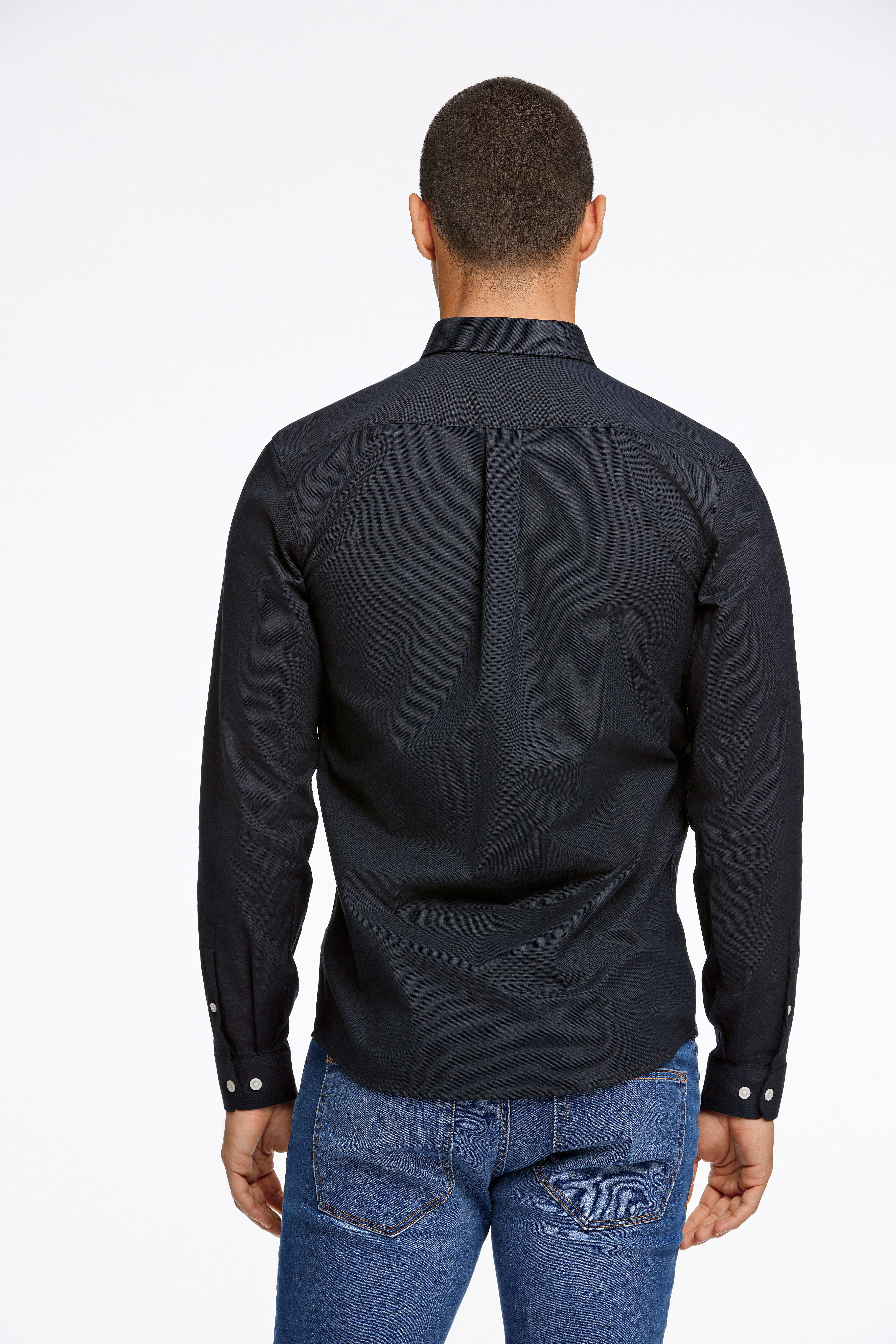 LINDBERGH Langarmhemd mit Button-Down-Kragen