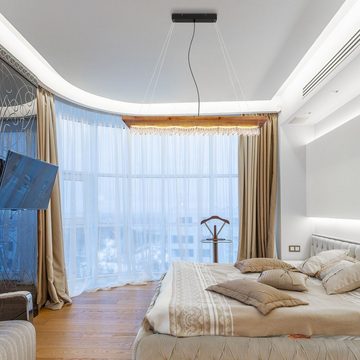 Globo Hängeleuchte Hängeleuchte Wohnzimmer LED Schlafzimmer Hängelampe Flur Kristalle