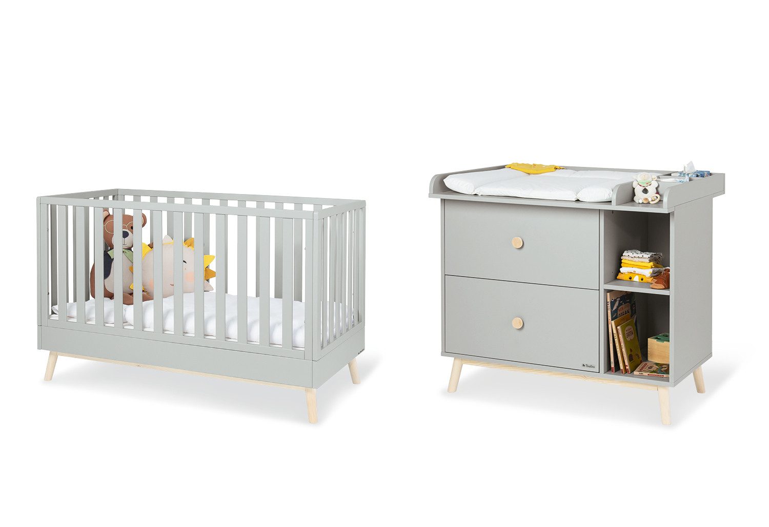 Pinolino® Babymöbel-Set „Dusk ”, breit, 2-tlg.