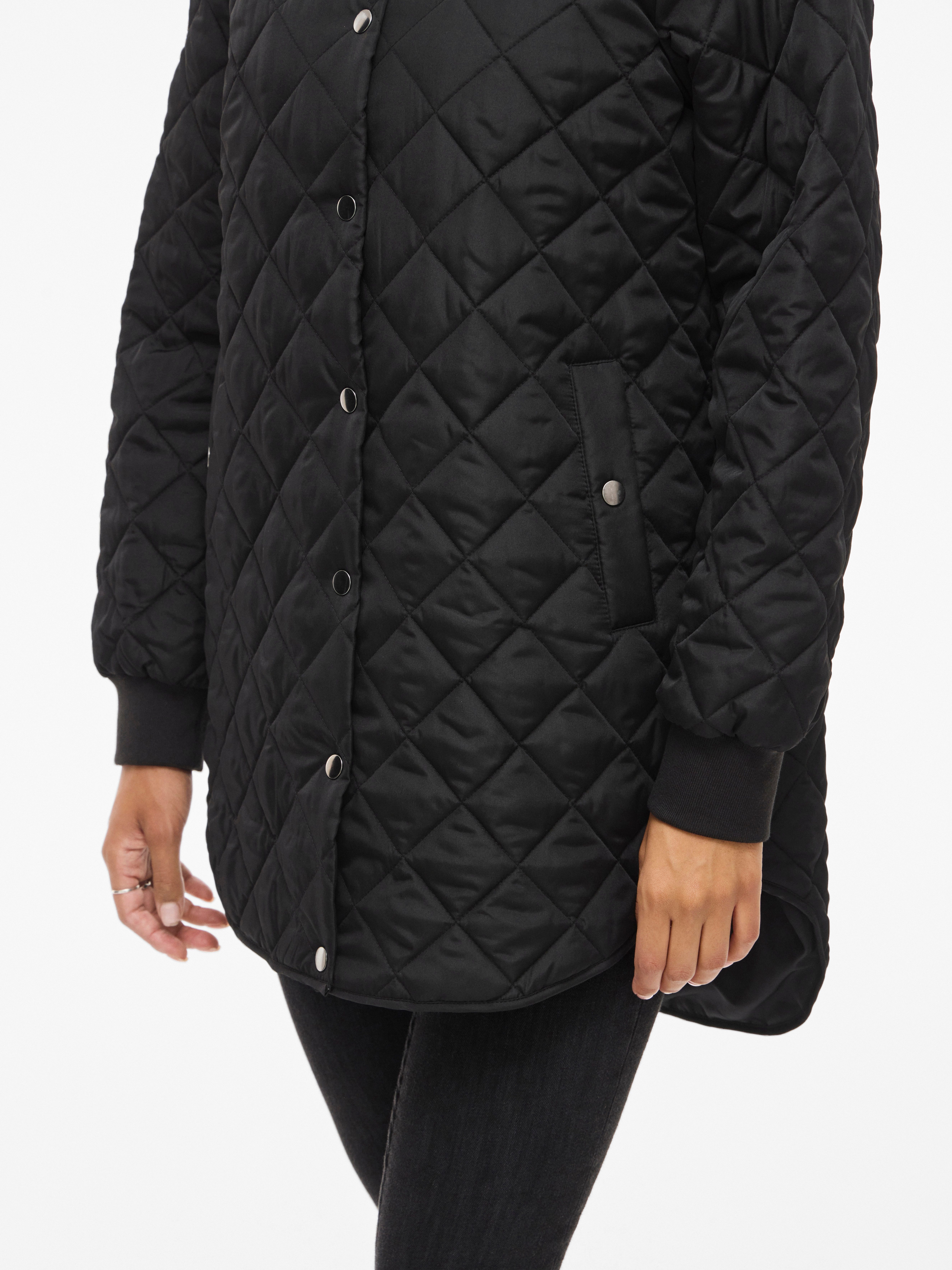 Vila Steppjacke VITATE L/S HOODED JACKET - NOOS Kunstfaser