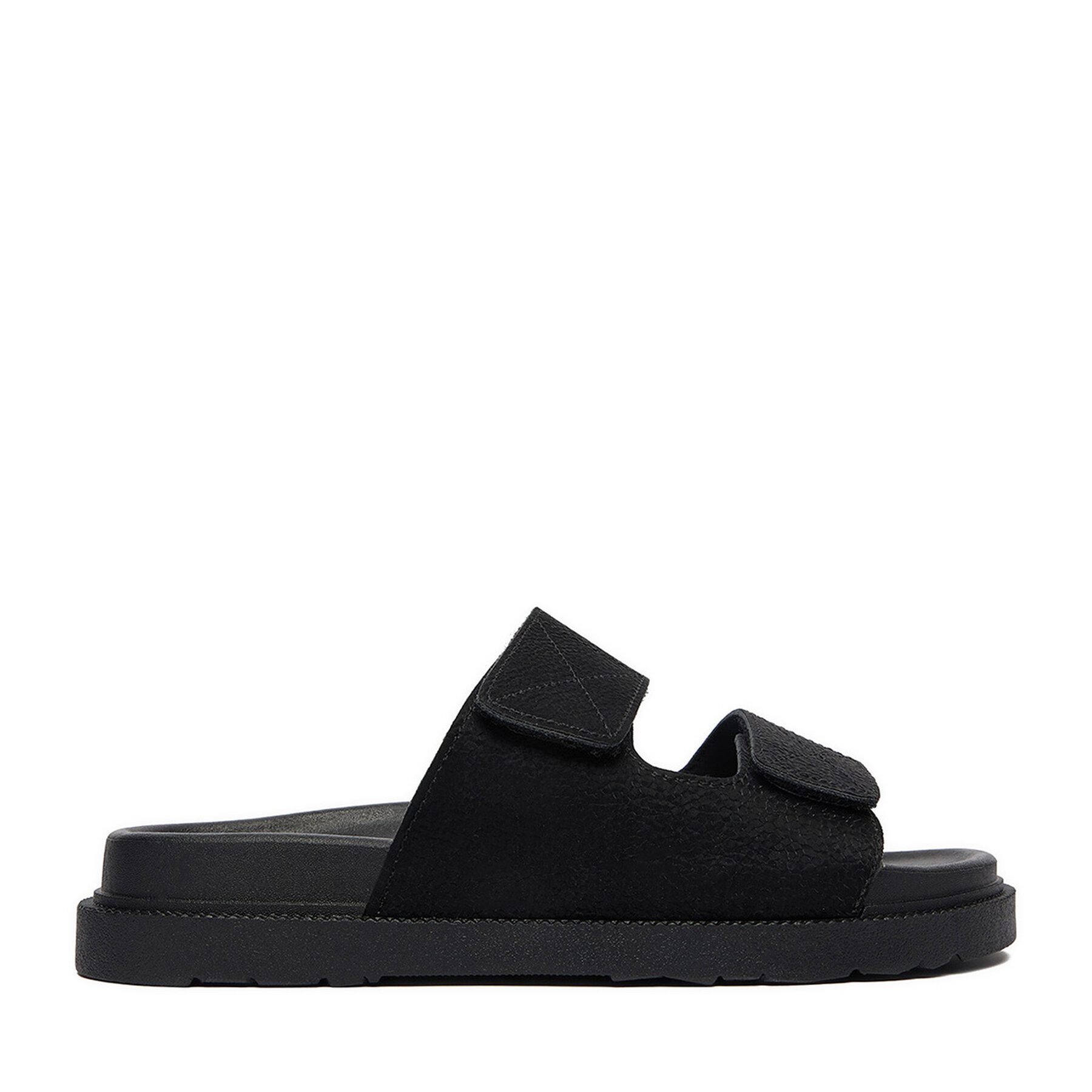Jenny Damen-Flip-Flops, Schwarz Badepantolette