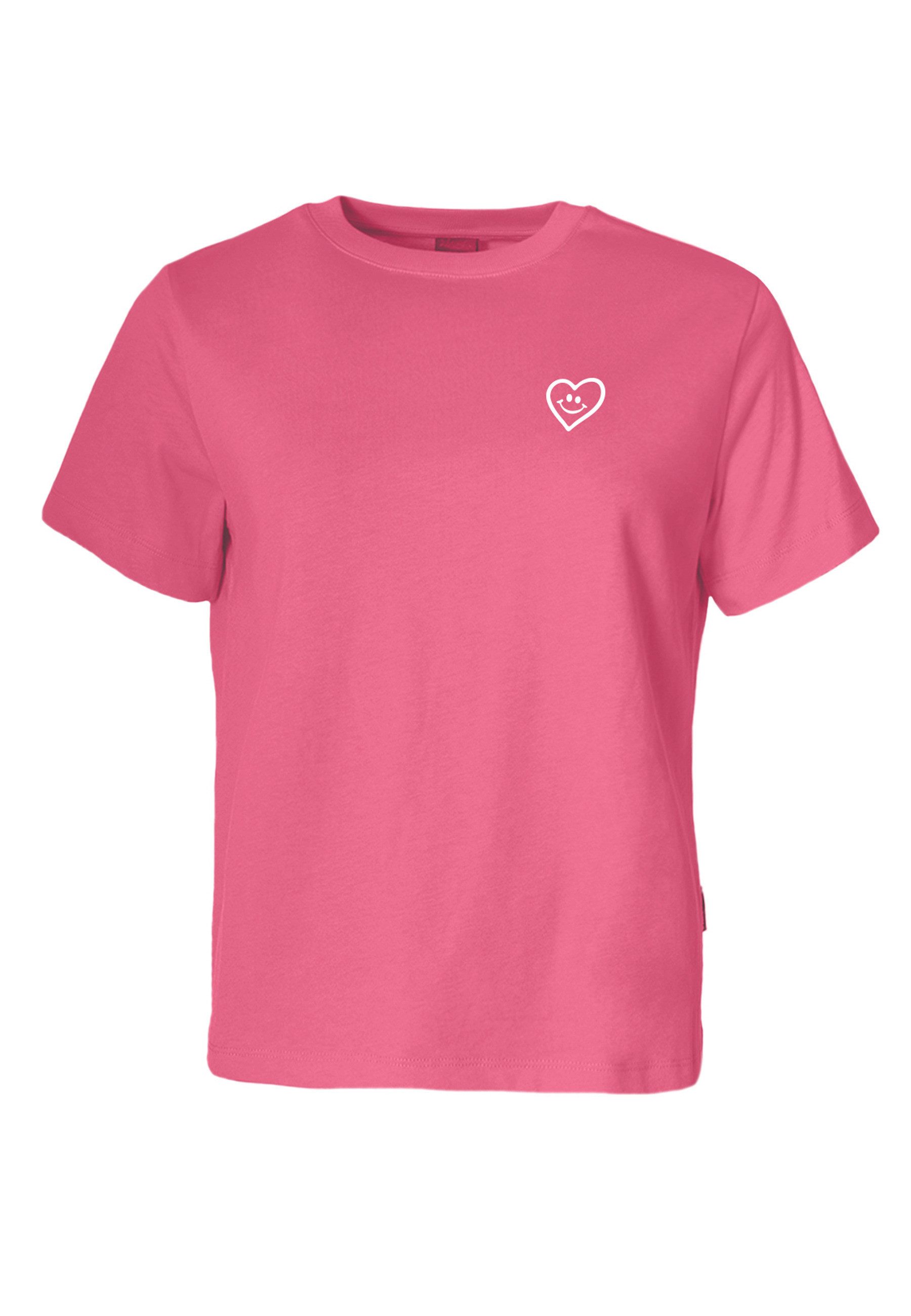 Kleinigkeit T-Shirt Kleinigkeit Görls Easyfit Shört Happy Heart (1-tlg)