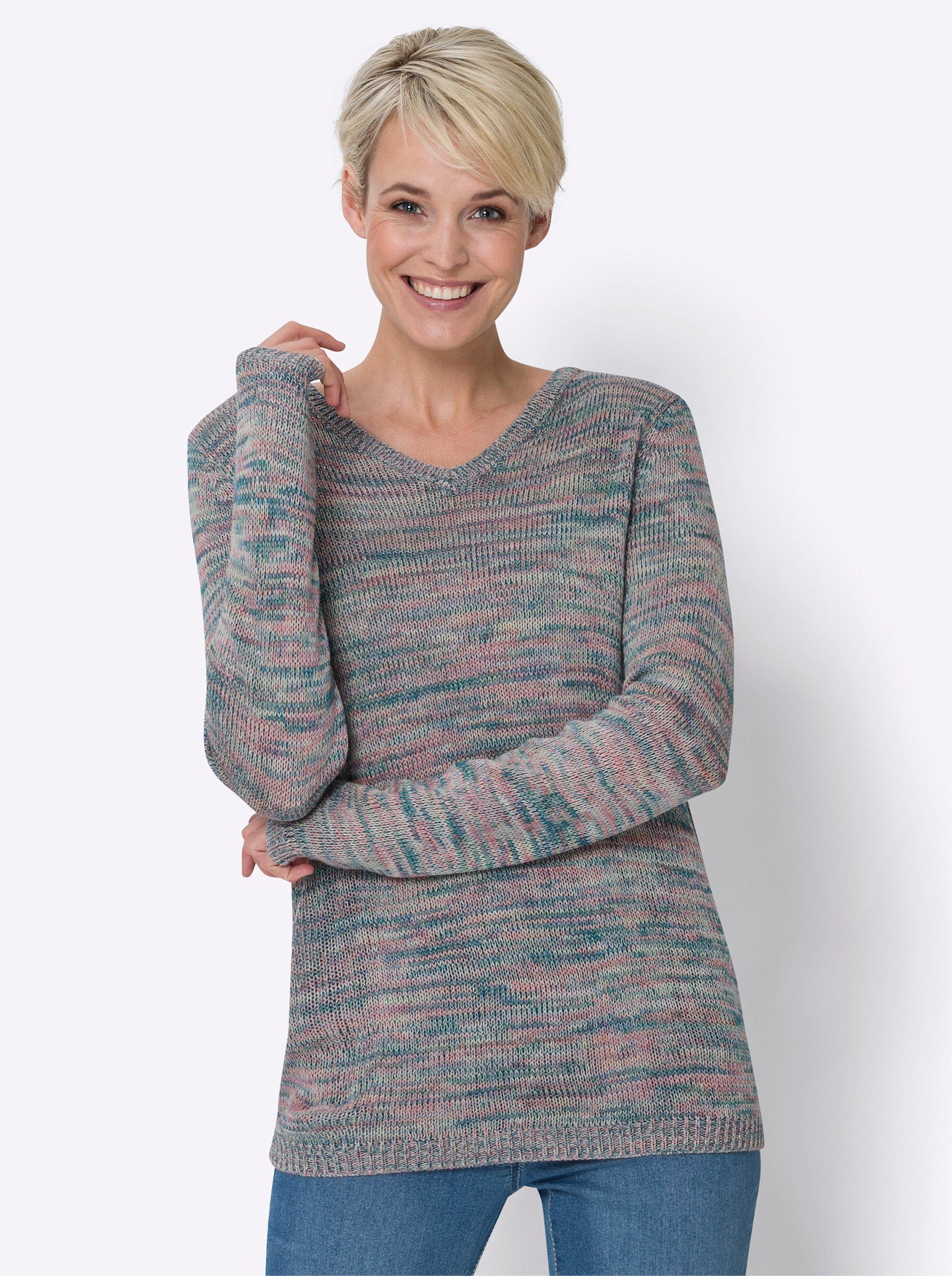 Sieh an! Strickpullover Langarm-Pullover . günstig online kaufen
