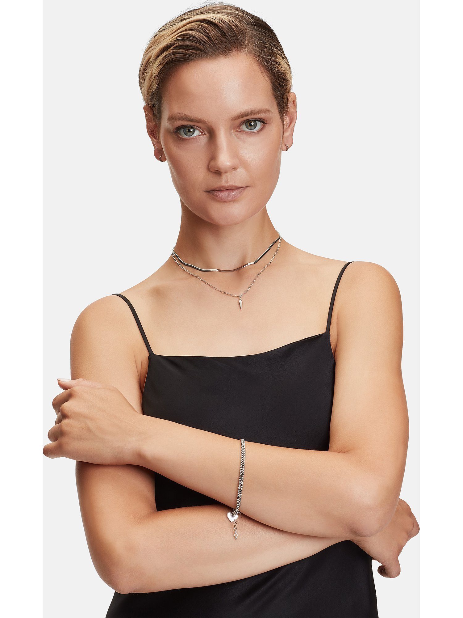 Liebeskind Berlin Edelstahlarmband Liebeskind Damen-Armband Edelstahl Herz, günstig online kaufen