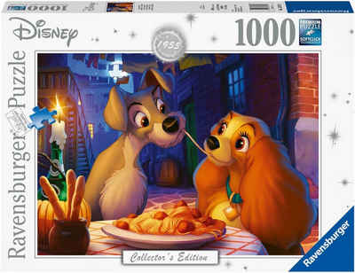 Ravensburger Puzzle Collector`s Edition, Disney 1955 - Susi und Strolch, 1000 Puzzleteile, Made in Germany, FSC® - schützt Wald - weltweit