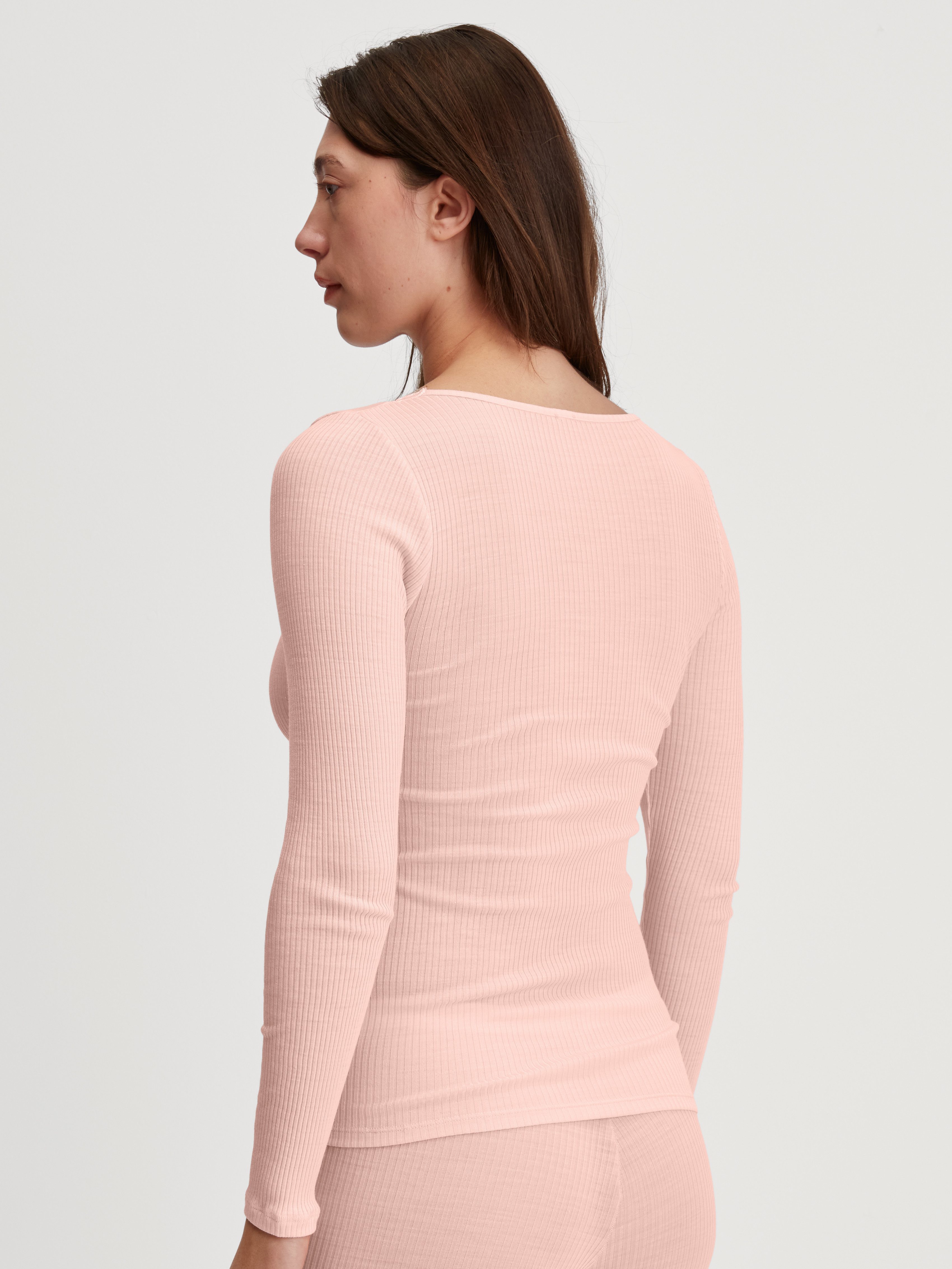 CALIDA Longsleeve Silky Wool Joy zarte Spitzen-Details, wärmend, weich, lei günstig online kaufen