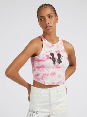 Guess T-Shirt Damen Tanktop Cropped (1-tlg)