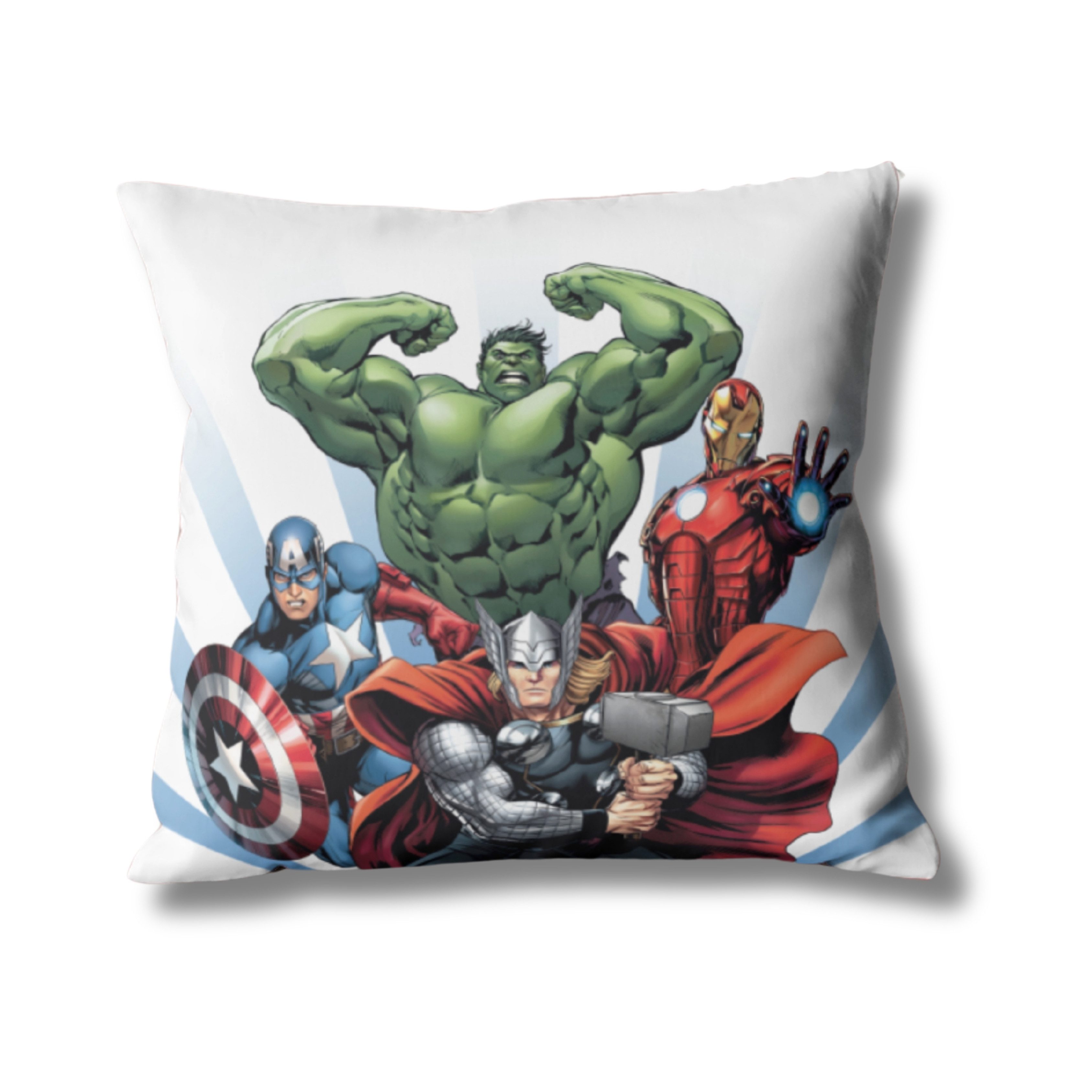 MTOnlinehandel Dekokissen Avengers, 40x40cm, Fanartikel für Sofa, Leseecke oder unterwegs, Disney Marvel
