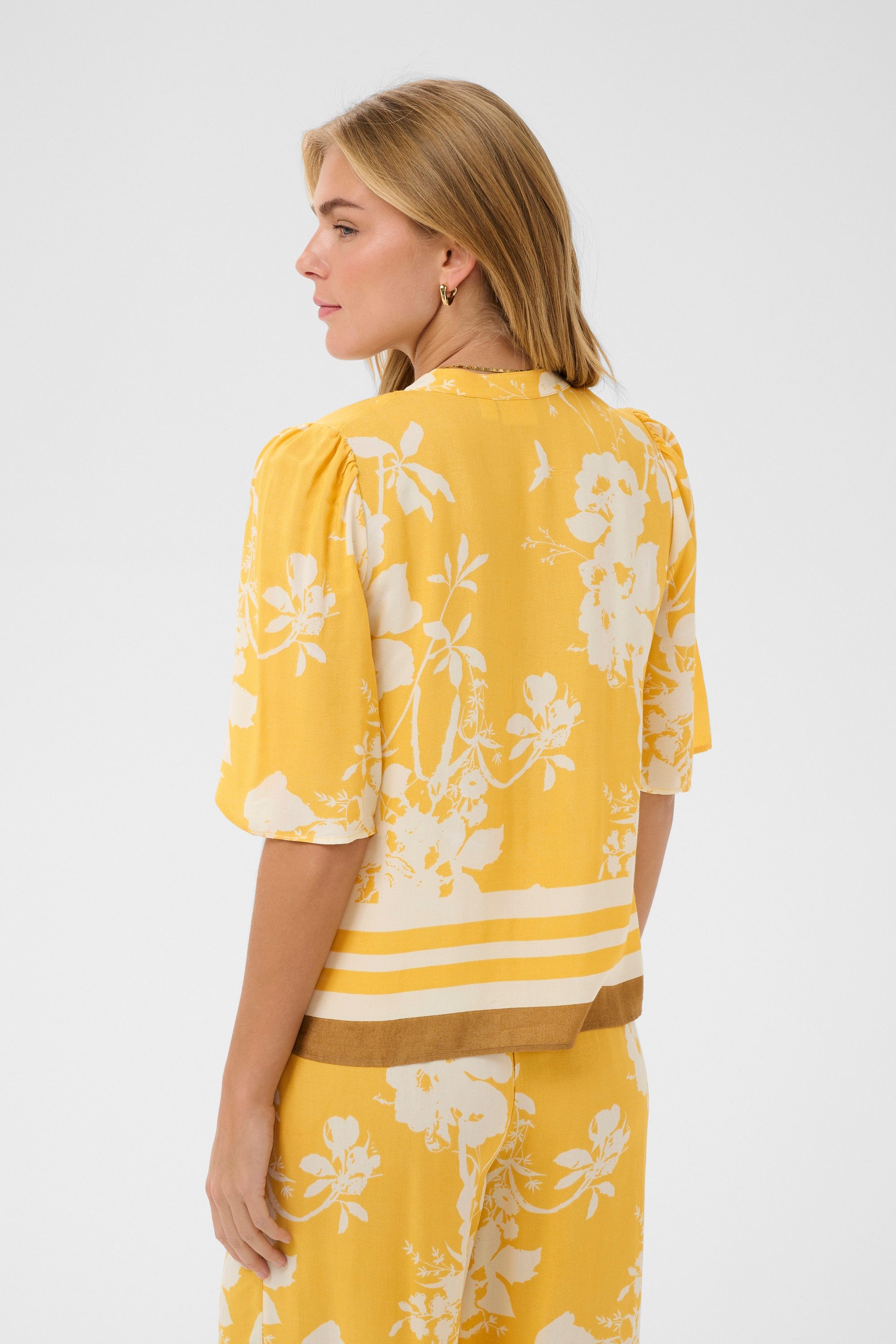 Saint Tropez Kurzarmbluse Kurzarm-Bluse RashedaSZ