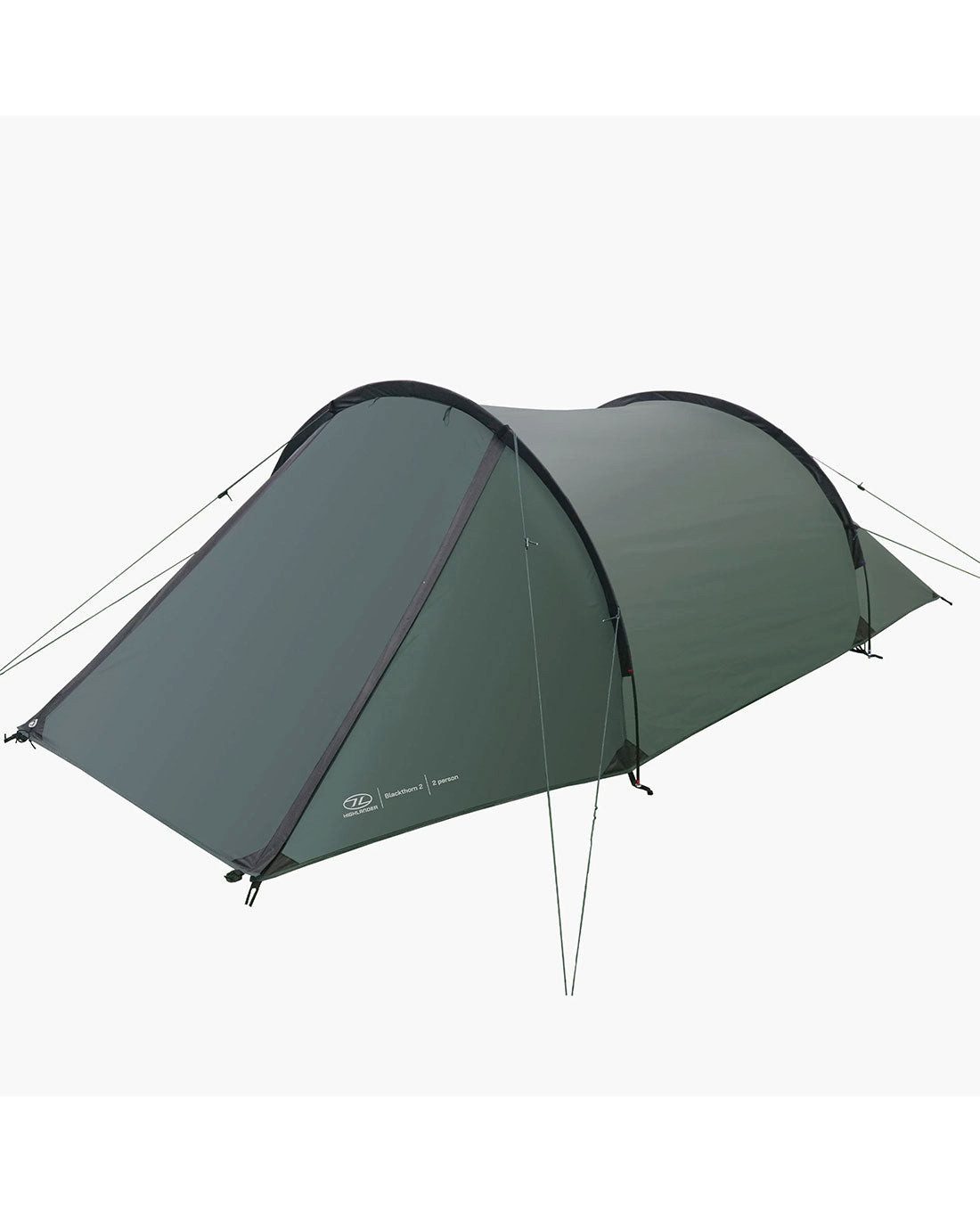 Highlander Tunnelzelt 2 GEN2 Scarab Green - Ultra-leichtes 2-Personenzelt, Tunnel-Zelt mit k
