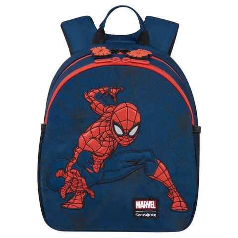 Samsonite Kinderrucksack Disney Ultimate 2.0 BP S Marvel Spiderman web, Kinder Freizeitrucksack Kindergartenrucksack aus recyceltem Material
