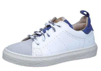 Ocra Sneaker von Ocra 100 Kinder Halbschuhe Leder Weiß Blau Sneaker