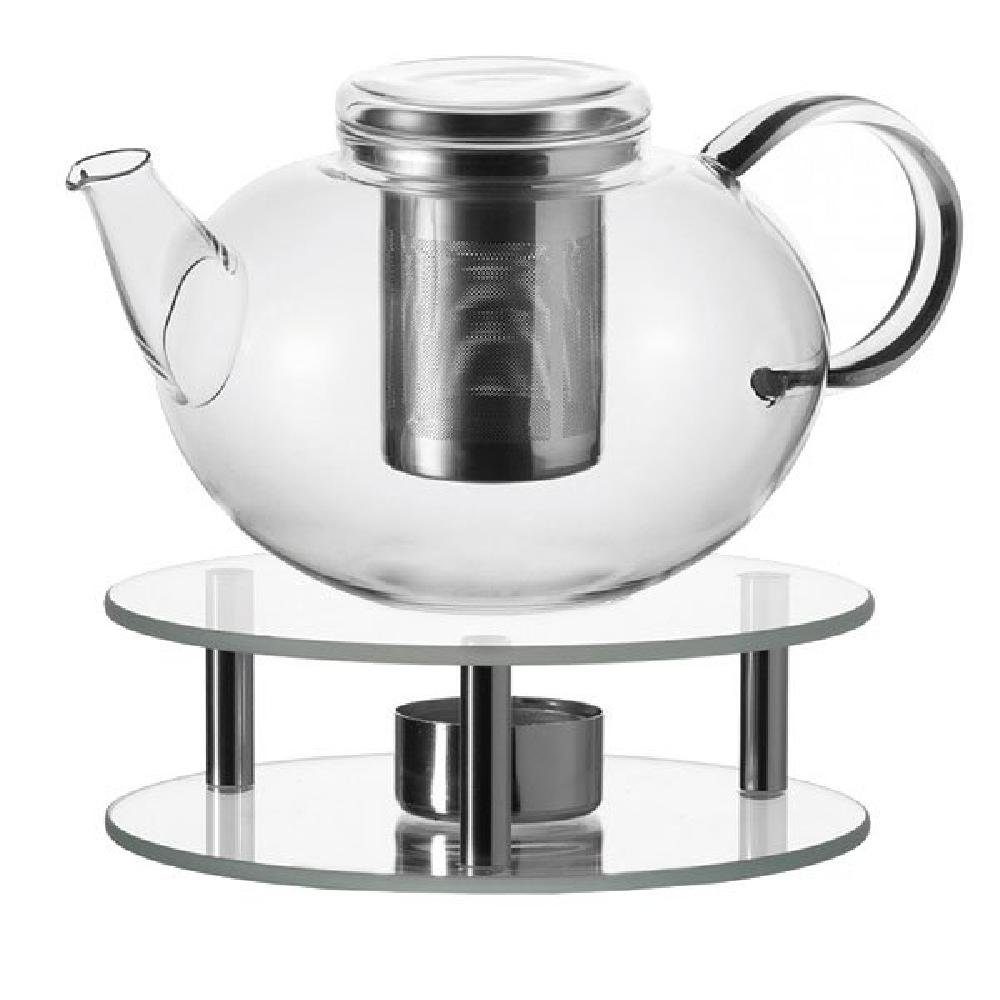 LEONARDO Kanne Leonardo Teekanne Moon mit Stövchen Scaldino (2-teilig)