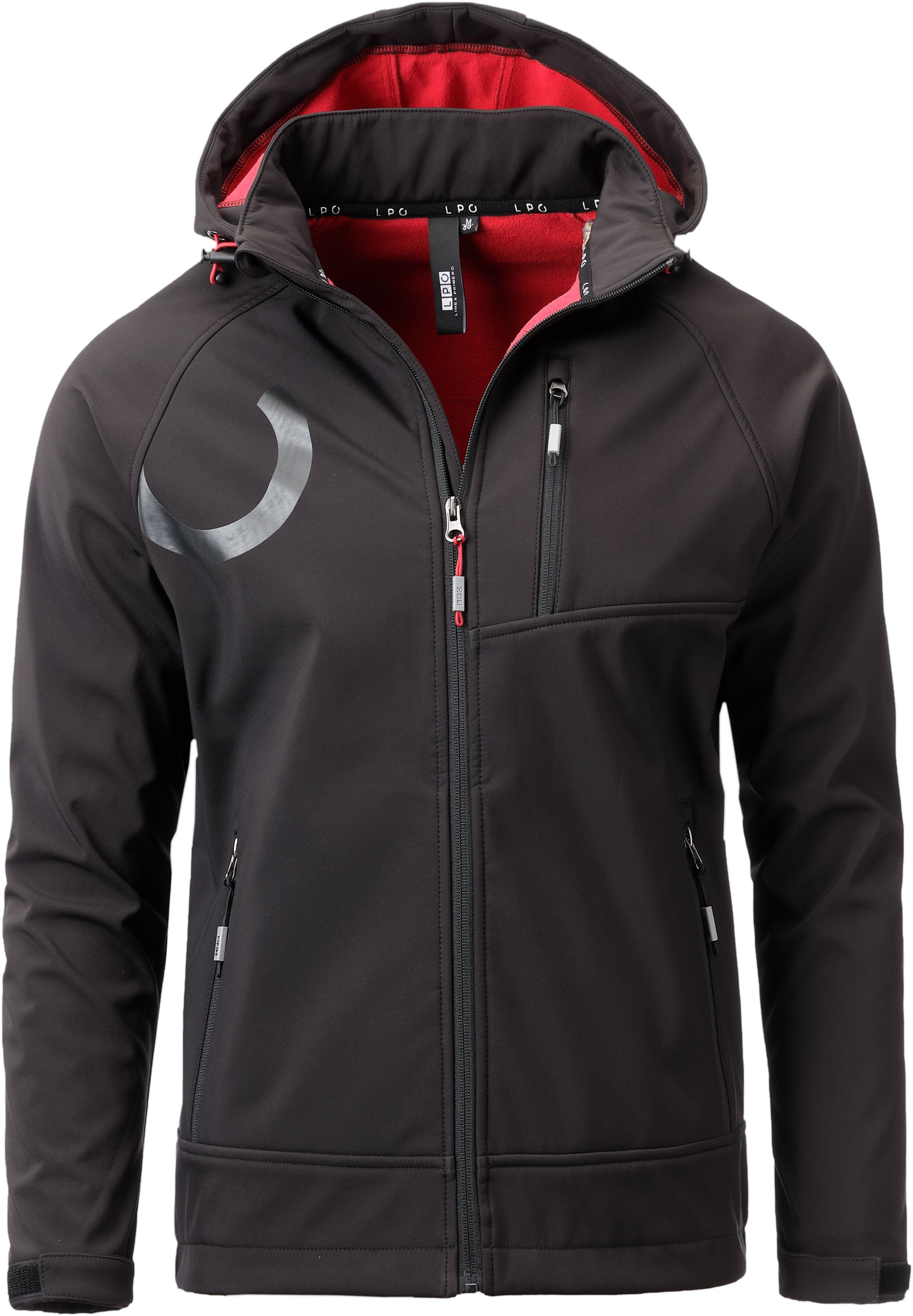 DEPROC Active Softshelljacke ELLIOT PEAK II MEN mit abnehmbarer Kapuze