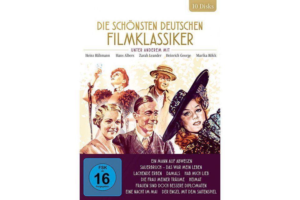 DVD Die schönsten deutschen Filmklassiker (10 Filme)