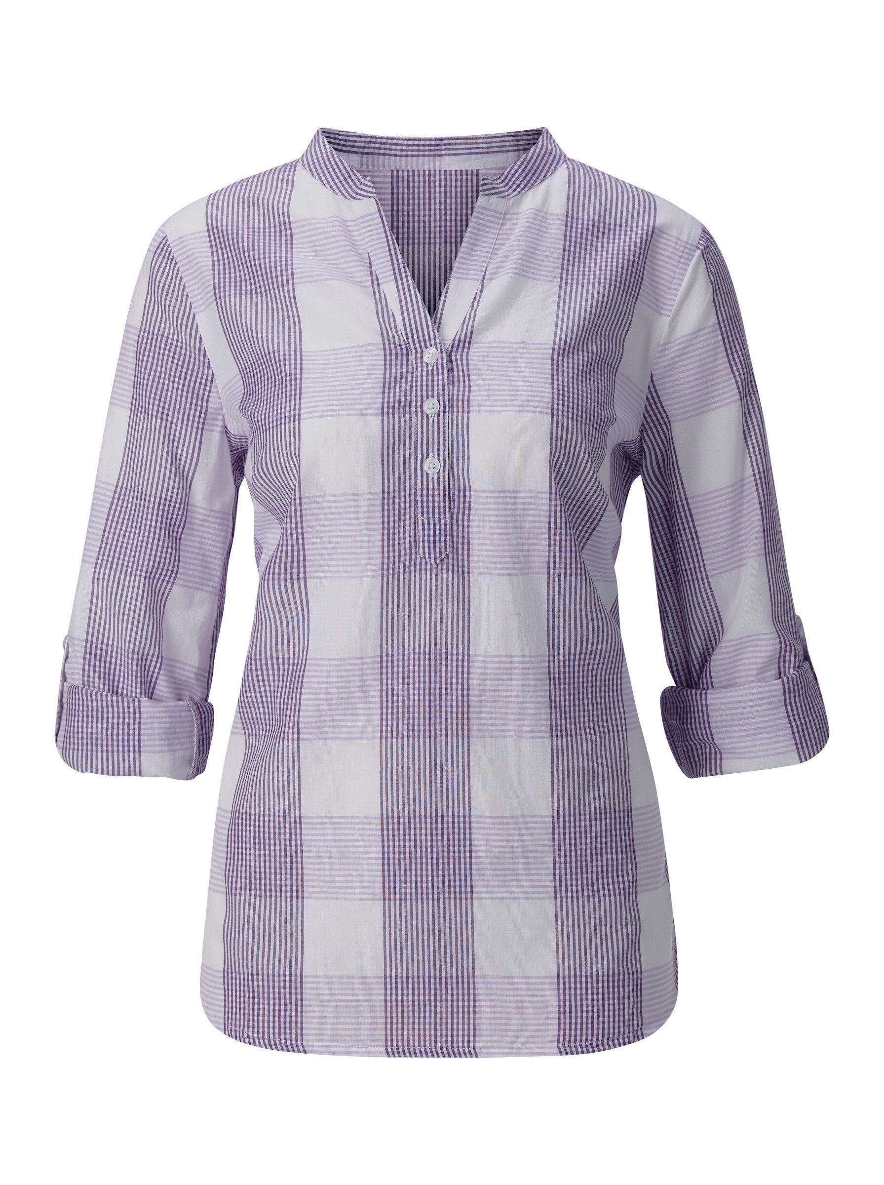 lavendel-weiß-kariert