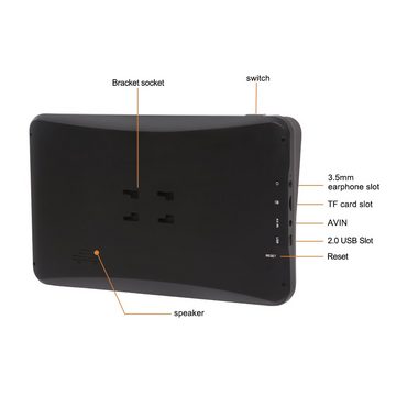 GABITECH 9" GPS Navigationssystem NAVI mit TMC funktion für LKW, PKW, BUS, WOMO LKW-Navigationsgerät