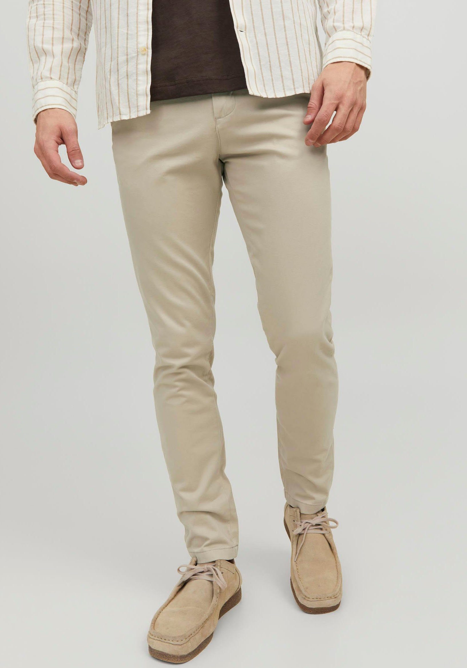 Jack & Jones Chinos JPSTMARCO mit Stretchkomfort und schmalem Bein mit Reiß günstig online kaufen