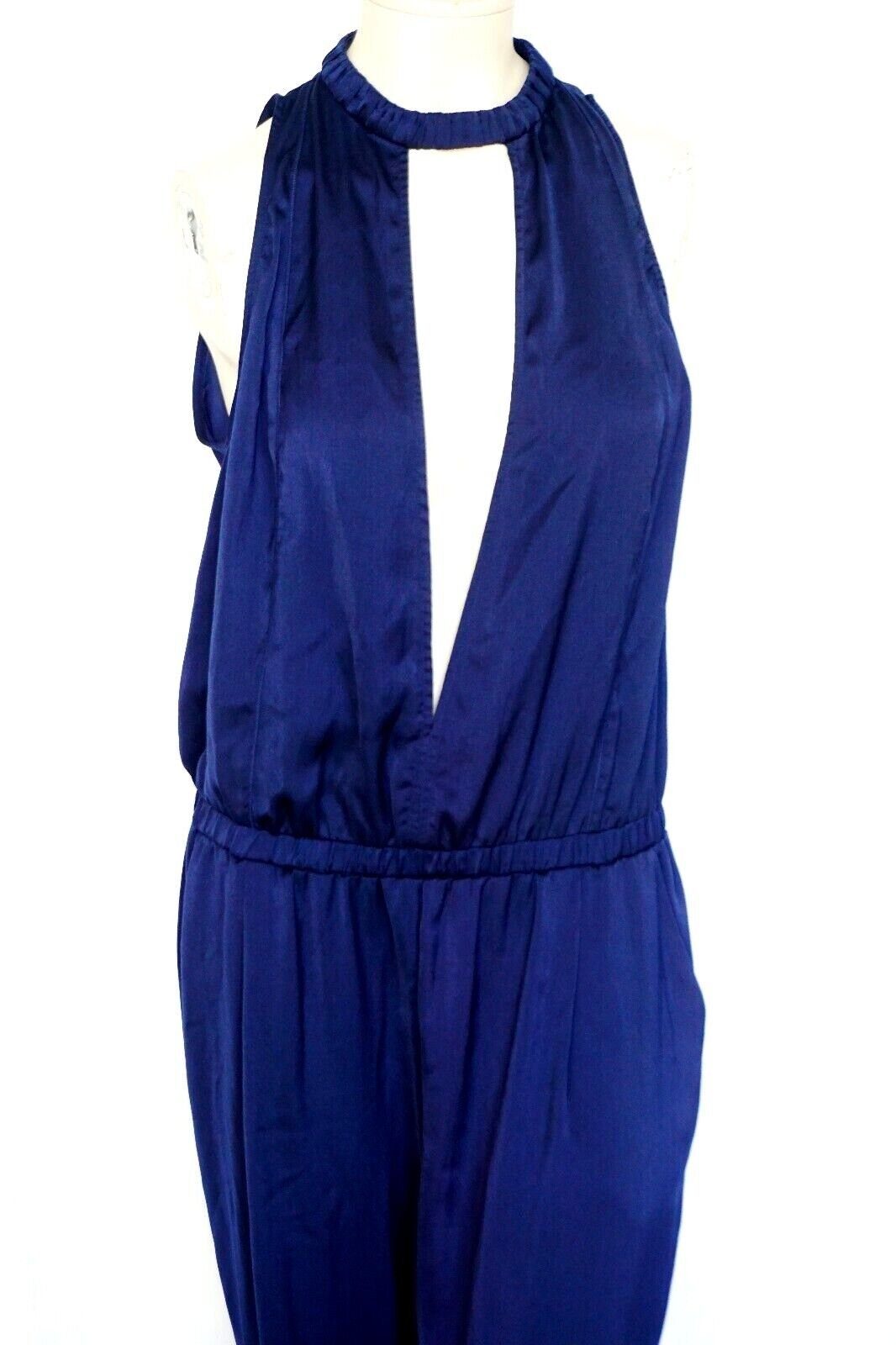 Patrizia Pepe Neckholder-Overall Patrizia Pepe Damen Overall, Blau Patrizia Pepe Damen Halter Jumpsuit