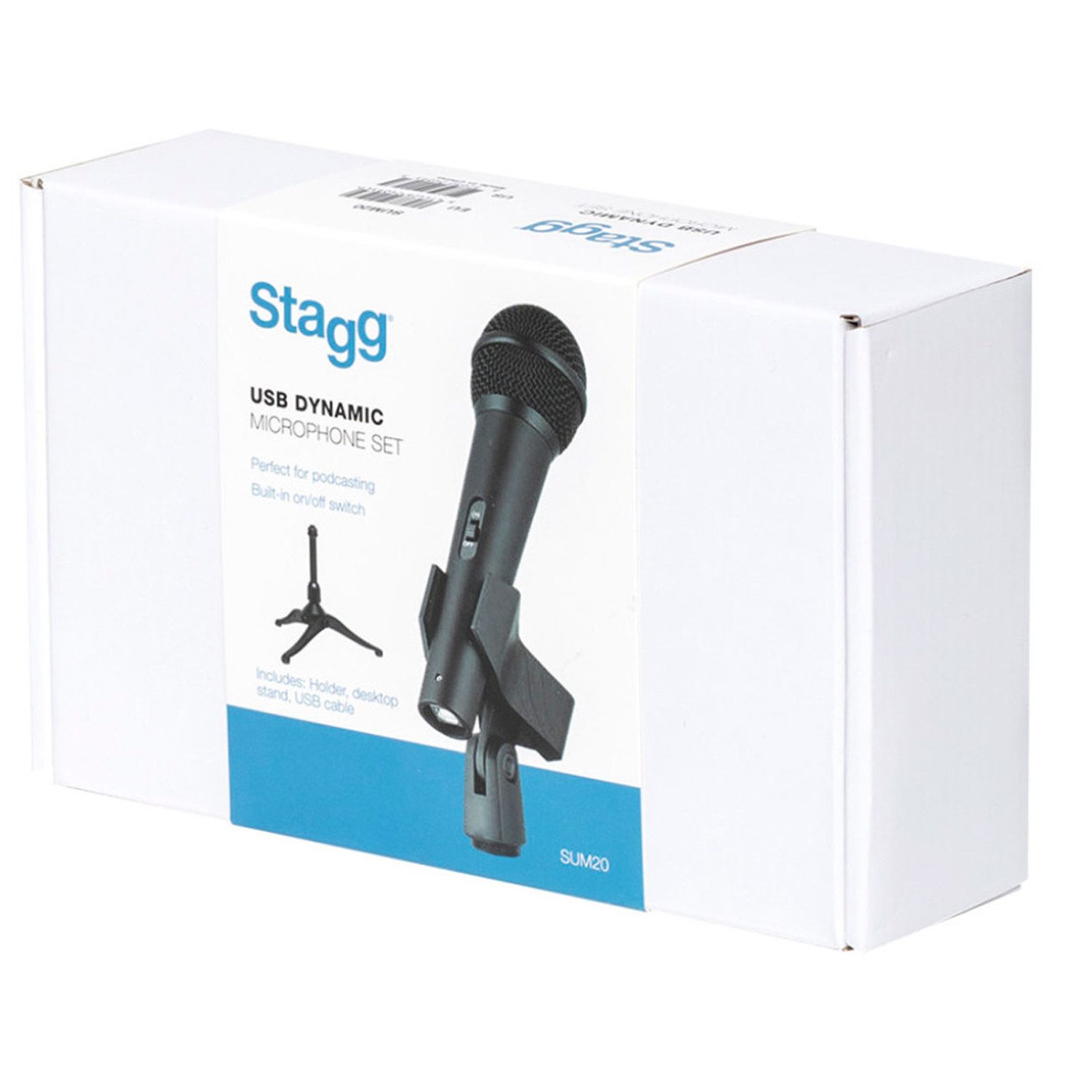 Stagg Mikrofon Stagg SUM20 USB-Mikrofon Set mit Tischstativ