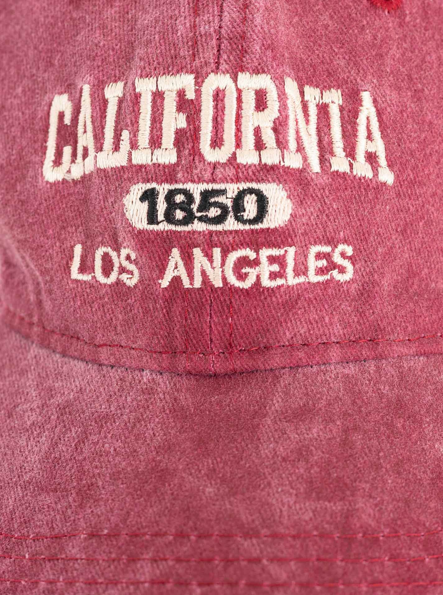 Zwillingsherz Baseball Cap "California" Vintage Look, Statement Stickerei