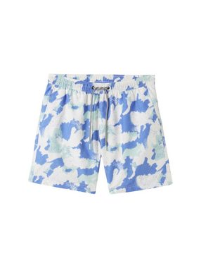 TOM TAILOR Denim Badeshorts Badeshorts mit Allover Print