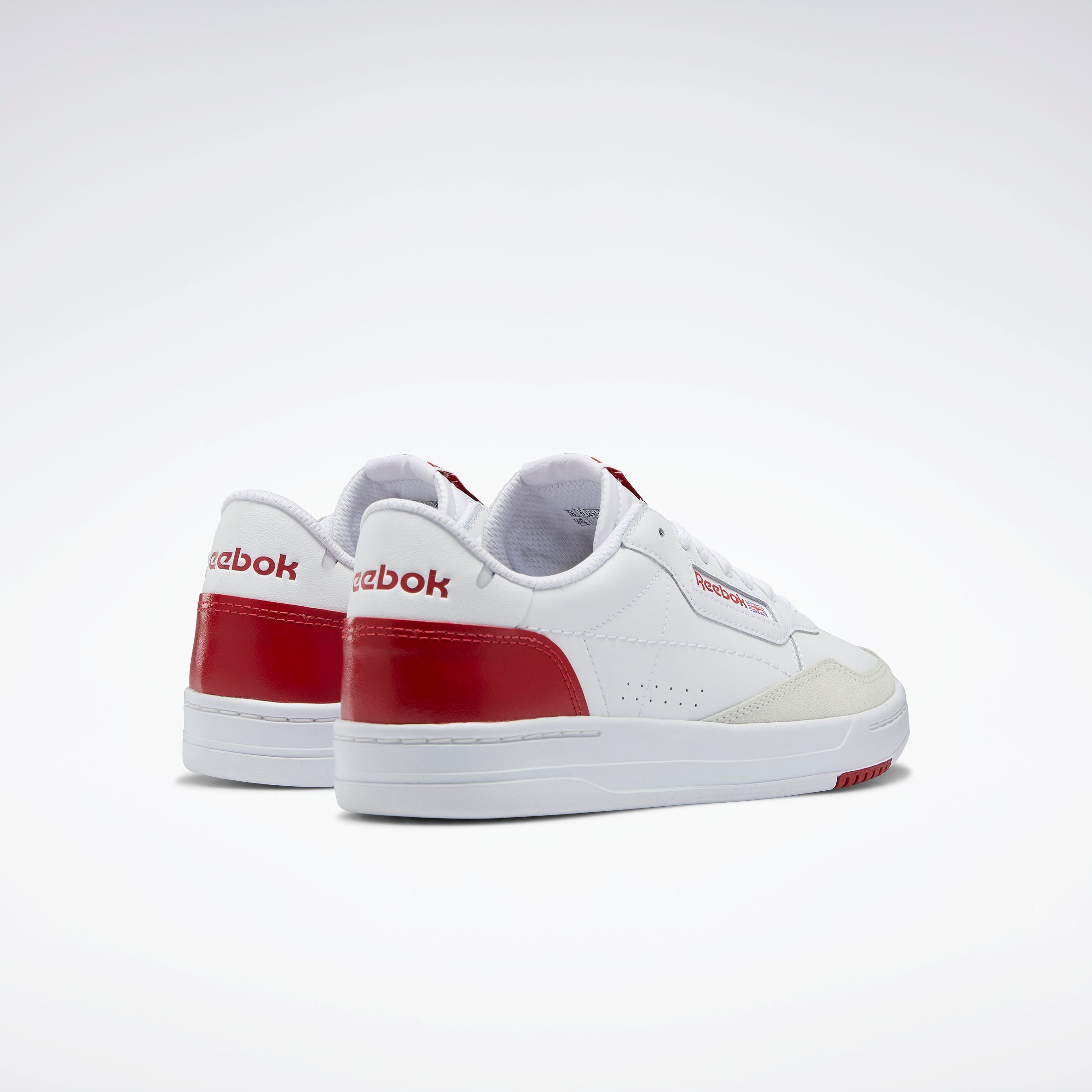 Reebok Sneaker PEAK weiß-rot COURT Classic