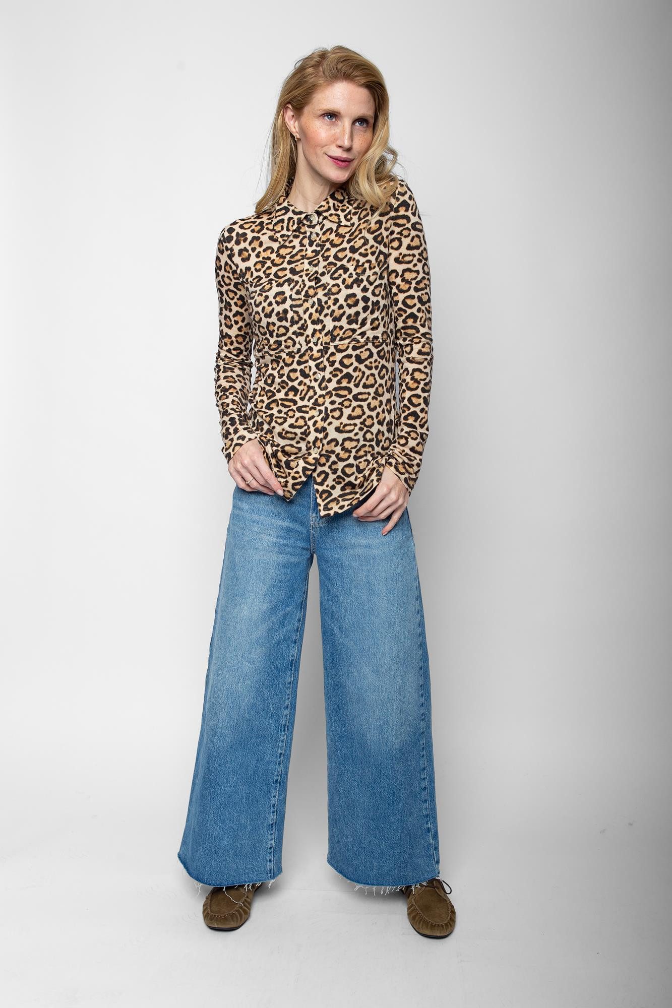 Emily Van Den Bergh Hemdbluse LEO-PRINT