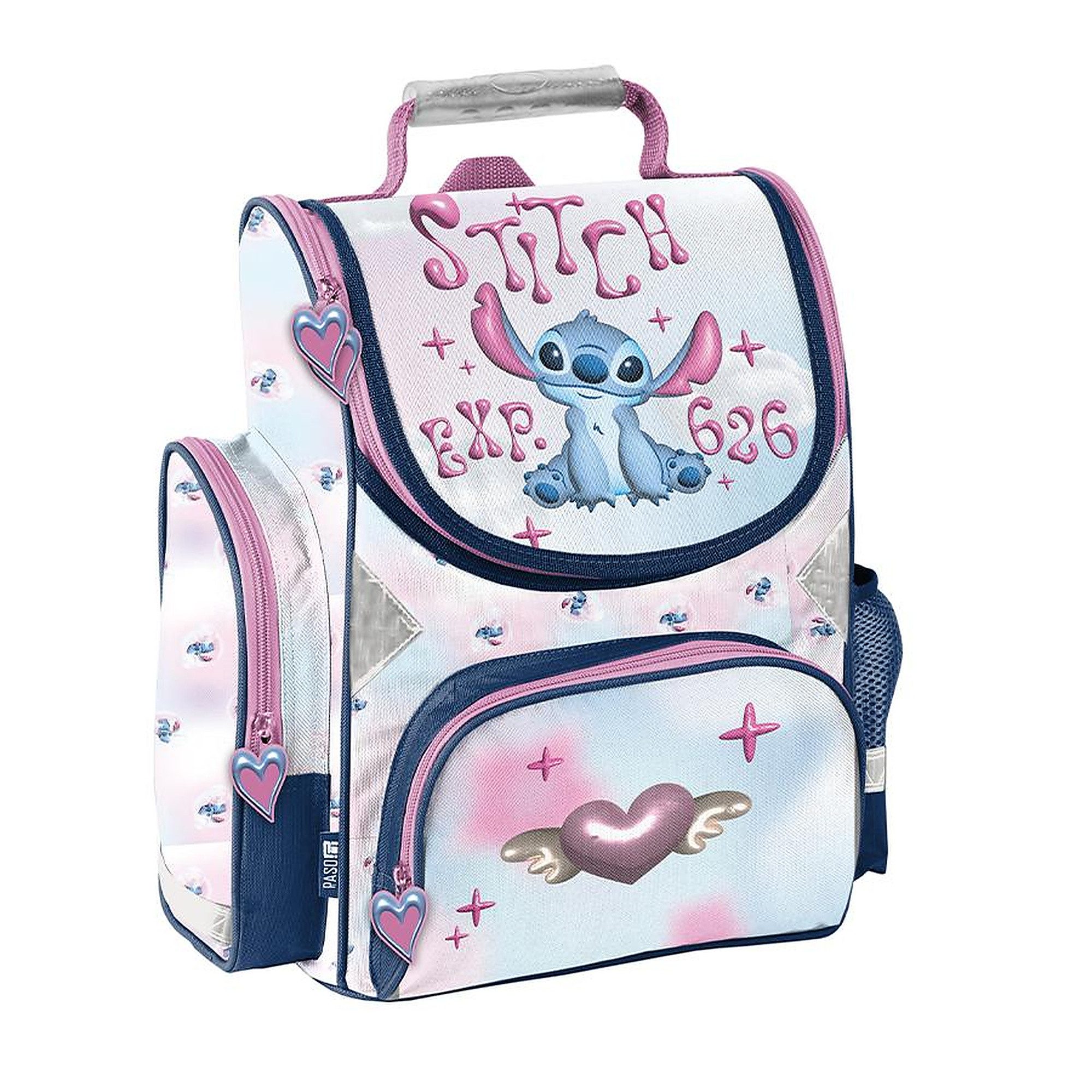 PASO Schulrucksack Mega Schulset XXL - Lilo & Stitch Disney (Schulset, 11-tlg), Stitch, 11-tlg. Set