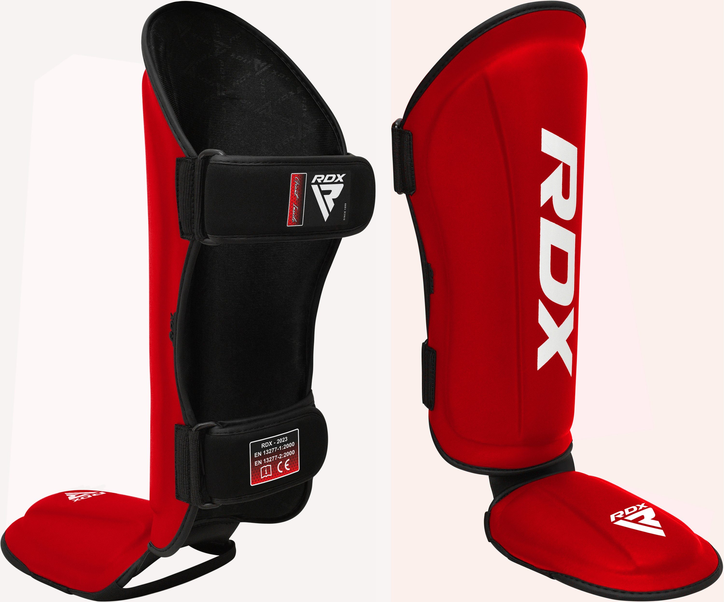 RDX Sports Schienbeinschutz RDX Щитки Kickboxen Muay Thai, Maya Haut Leder, Kampfsport