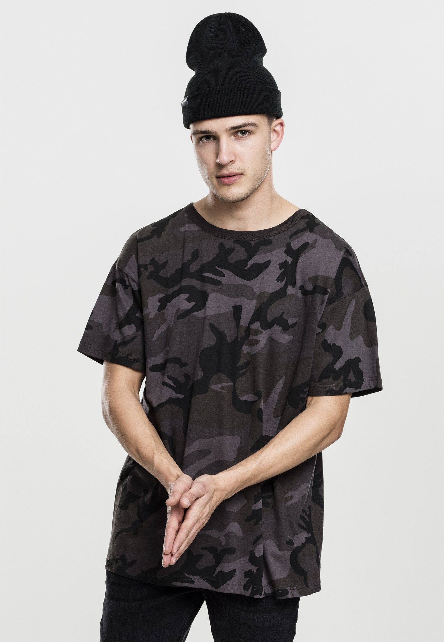 (1-tlg) darkcamouflage URBAN Tee Oversized Camo T-Shirt Kurzarmshirt CLASSICS