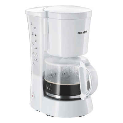 Severin Filterkaffeemaschine KA 4478, 1.4l Kaffeekanne, 1x4, mit Glaskanne, bis 10 Tassen, 800 Watt