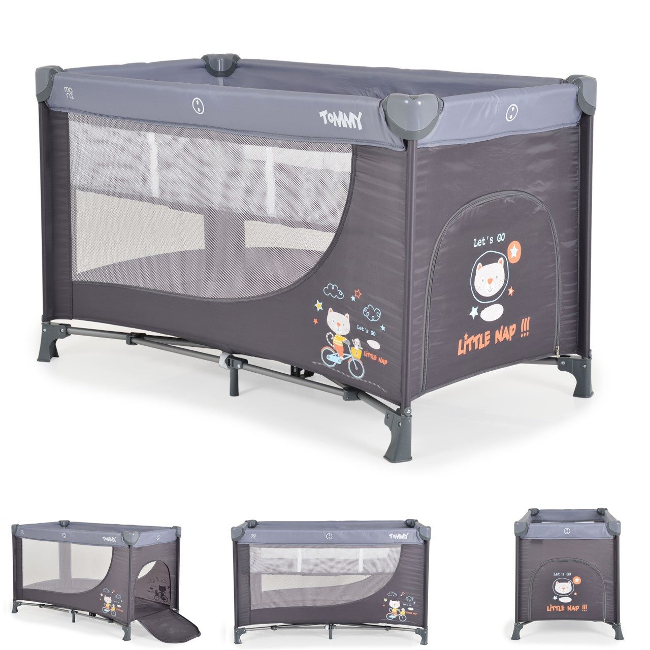 Baby-Reisebett Reisebett Tommy, 2 Ebenen