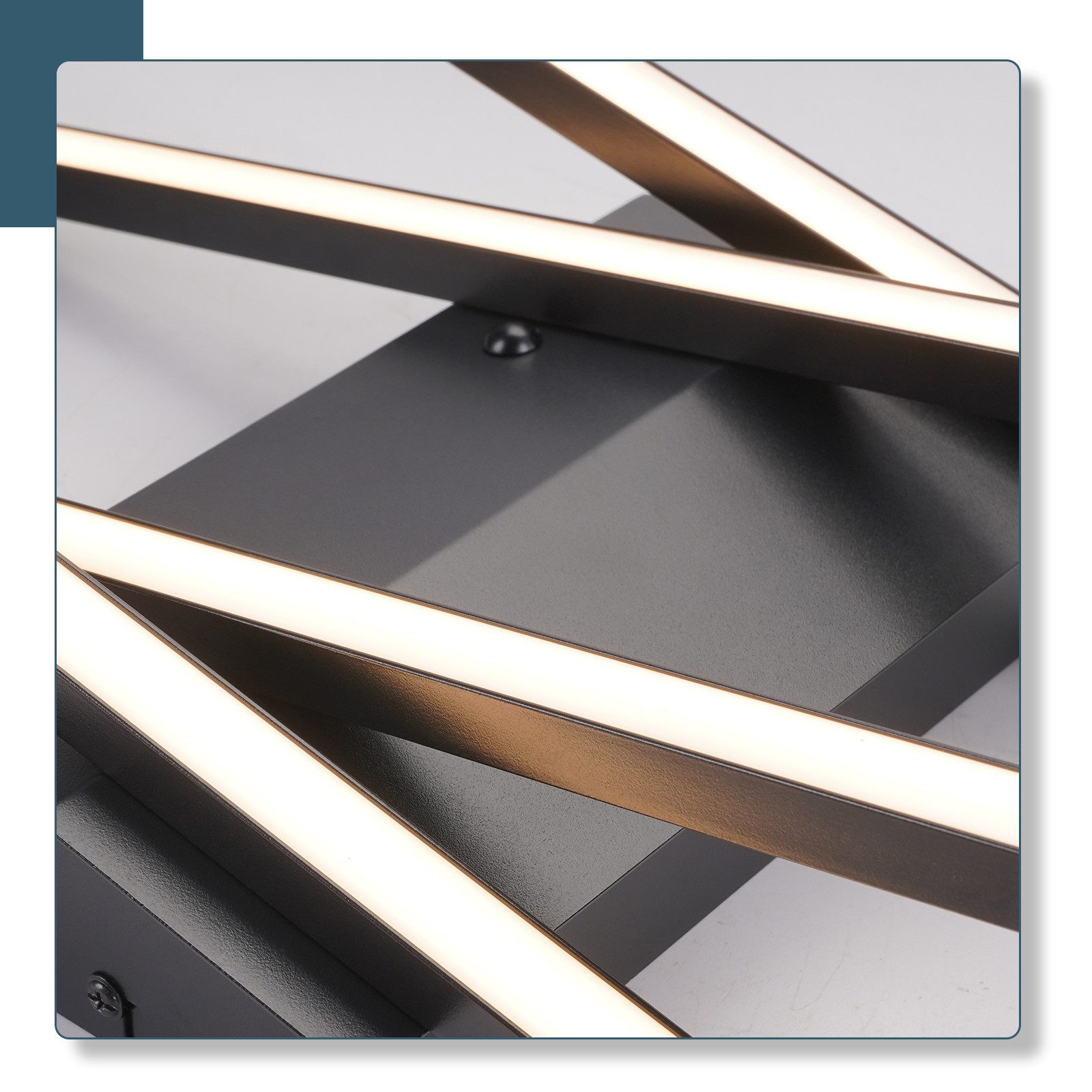 ZMH LED Deckenleuchte Deckenlampe Moderne 67/75cm Wohnzimmer Esszimmer CCT/mit FB, LED fest integriert, 3000-6500K, Timer-Funktion Schlafzimmerlampe mit Fernbed – Bild 5 von 5