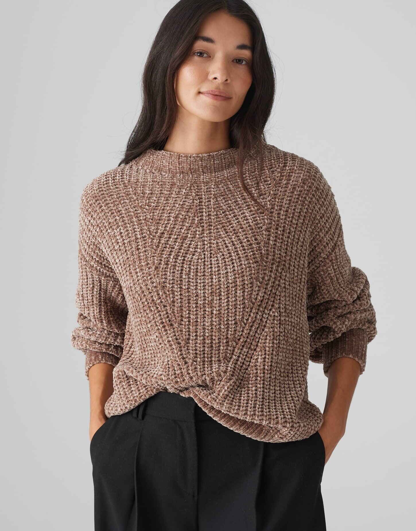 Strickpullover Strickpullover PANETA Loose aus weichem Chenille