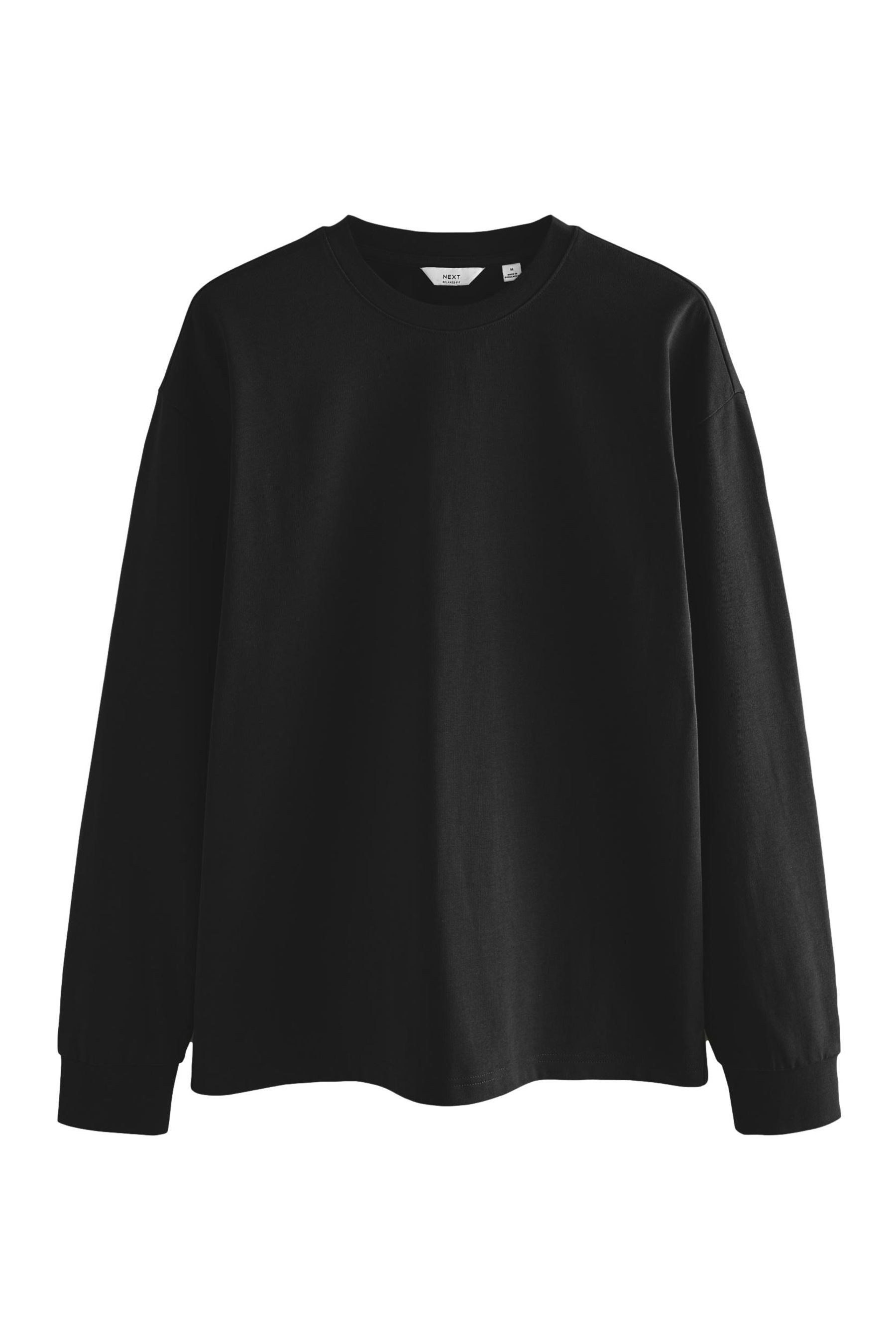 Next Langarmshirt Relaxed Fit Langarmshirt aus schwerem Material (1-tlg) günstig online kaufen