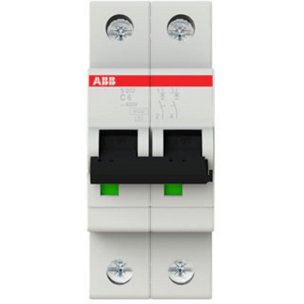 ABB Schalter ABB 2CDS252001R0064 S202-C6 Leitungsschutzschalter 2polig