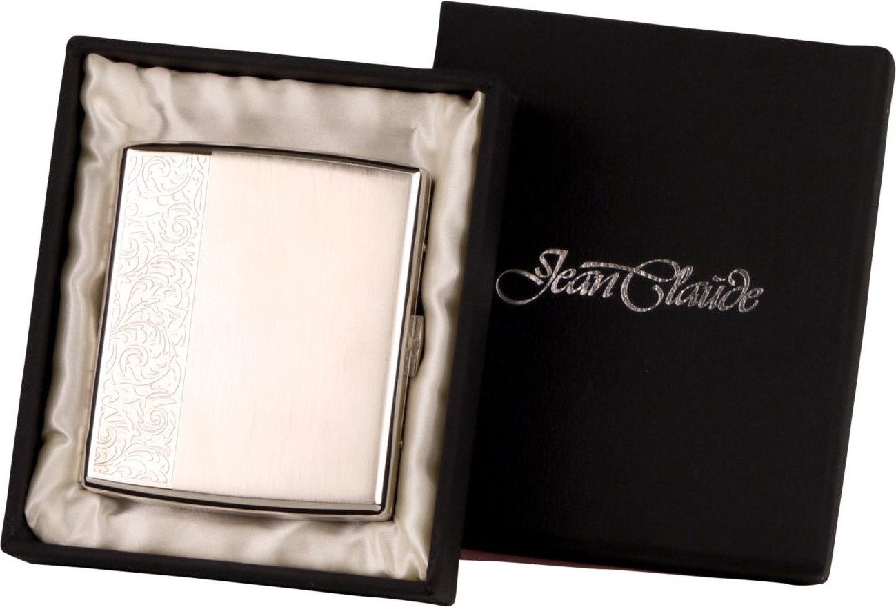 Jean Claude Bogenetui Zigarettenetui aus Metall Ornament Design 20 Kingsize