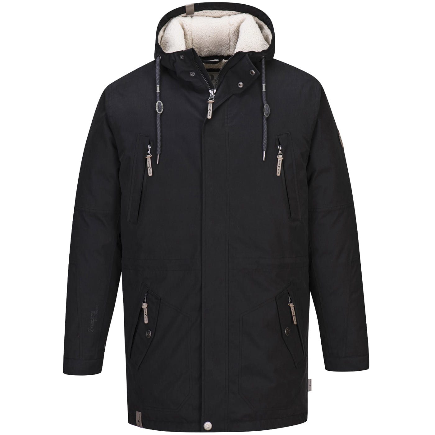RennerXXL Winterjacke Blue Wave Kuddel Parka Herren Winterparka XXL-10XL Übergrößen