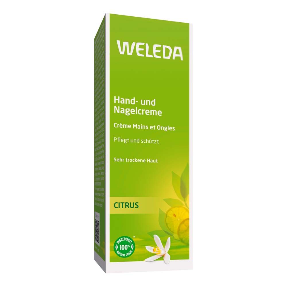 WELEDA Nagelhautpflege Citrus - Hand- und Nagelcreme 50ml 2er Pack