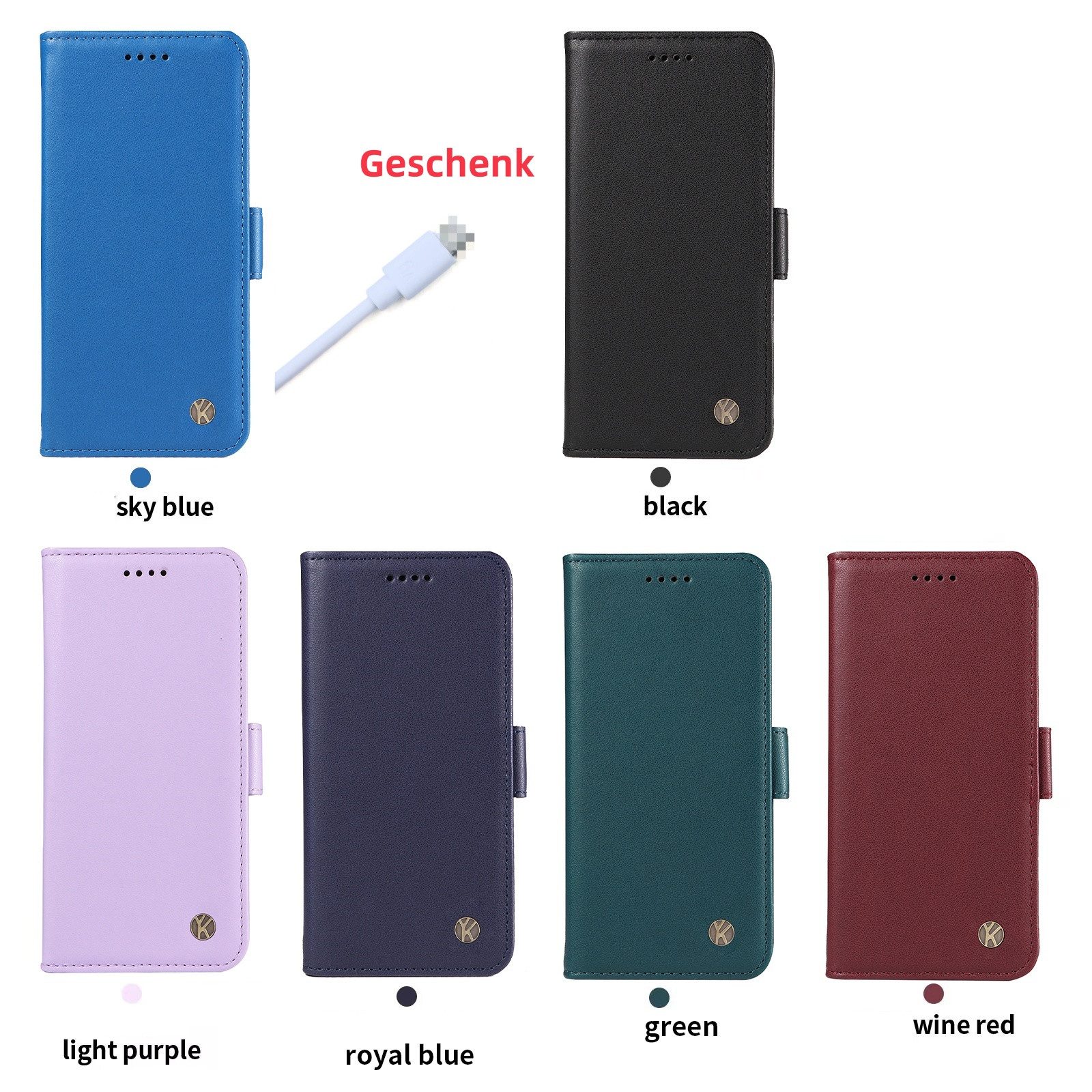 trends for living Handyhülle Handy Hülle Tasche für Samsung A Modelle Klapp Case Cover Etuis