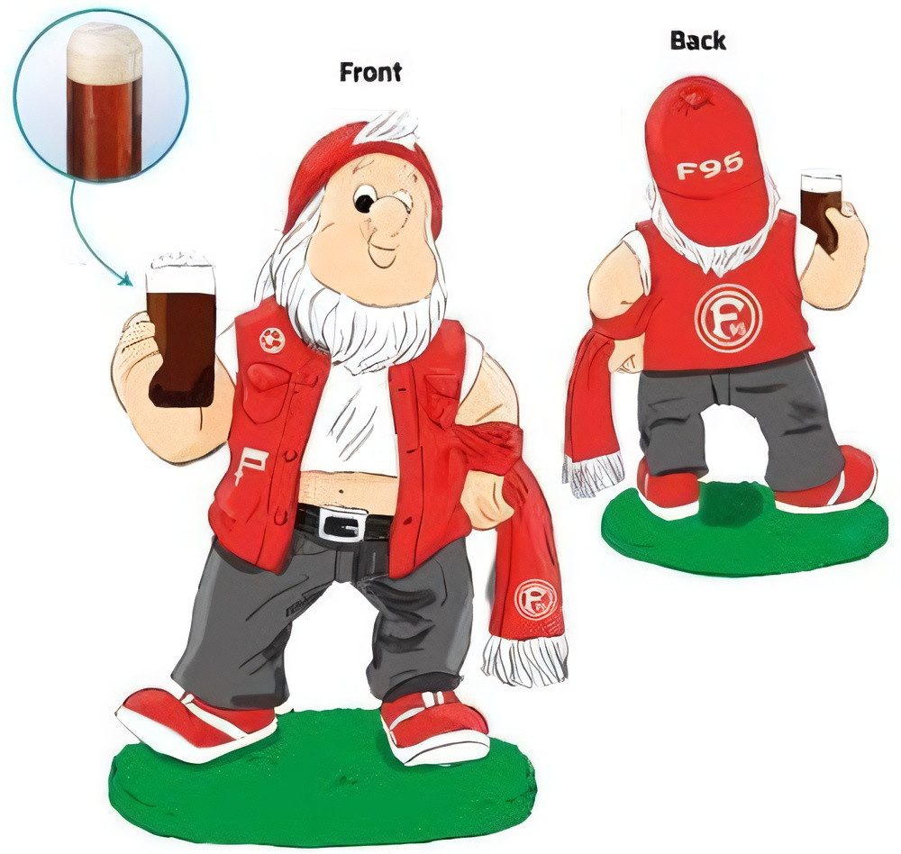 Fortuna Düsseldorf Dekoobjekt Gartenzwerg Fan
