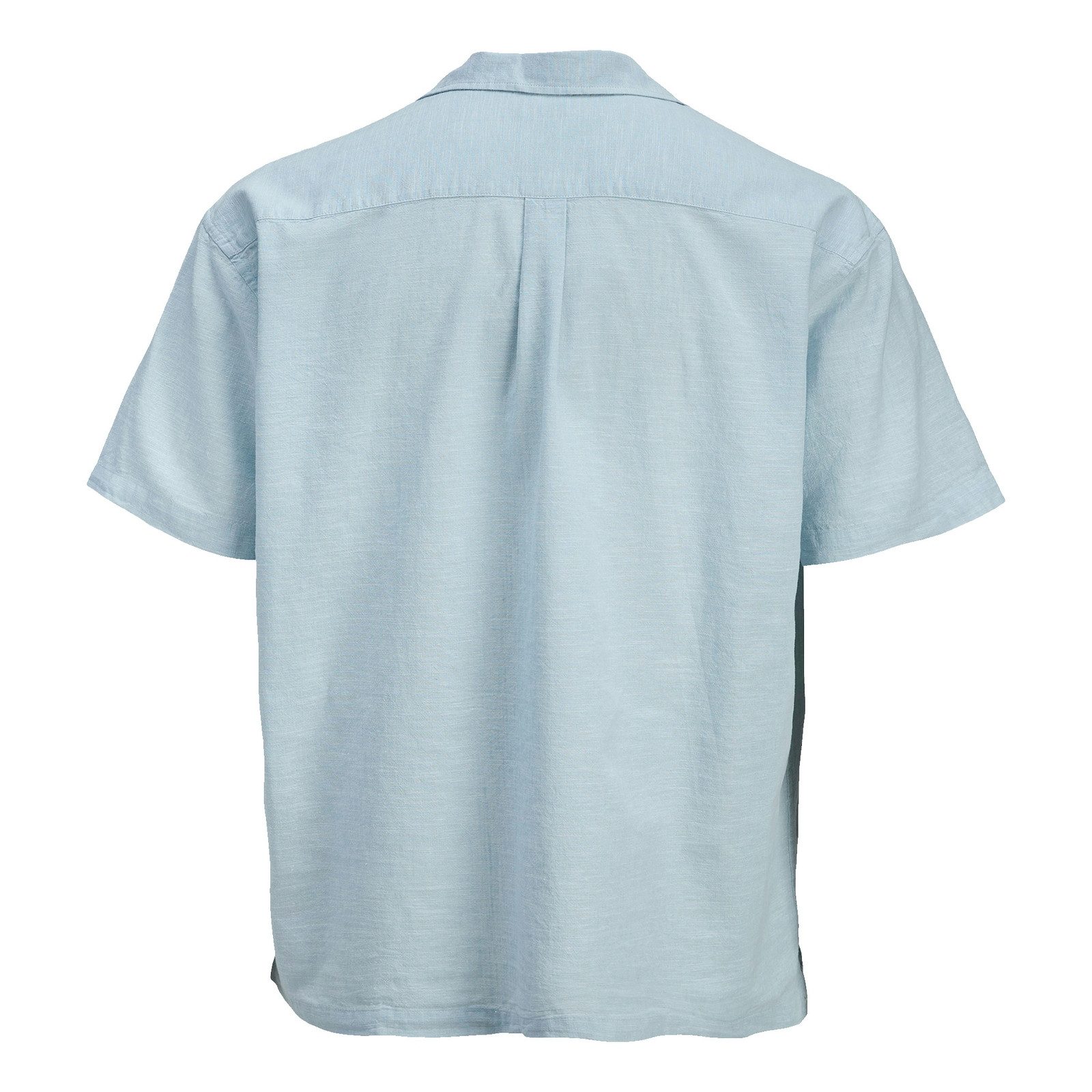 Jack & Jones Kurzarmhemd Summer Linen Blend Resort Shirt mit dezentem Strukturmuster – Bild 2 von 5