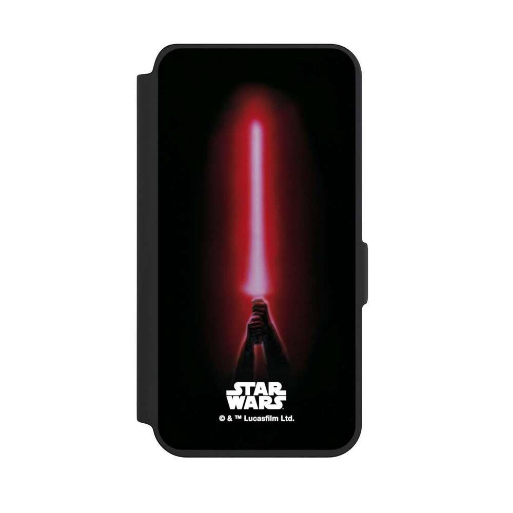 NIVOCASE Handyhülle Fanartikel Laserschwert Star Wars Sith lightsaber - Star Wars, Samsung Galaxy S24 Klapphülle Handyhülle aus Kunst Leder