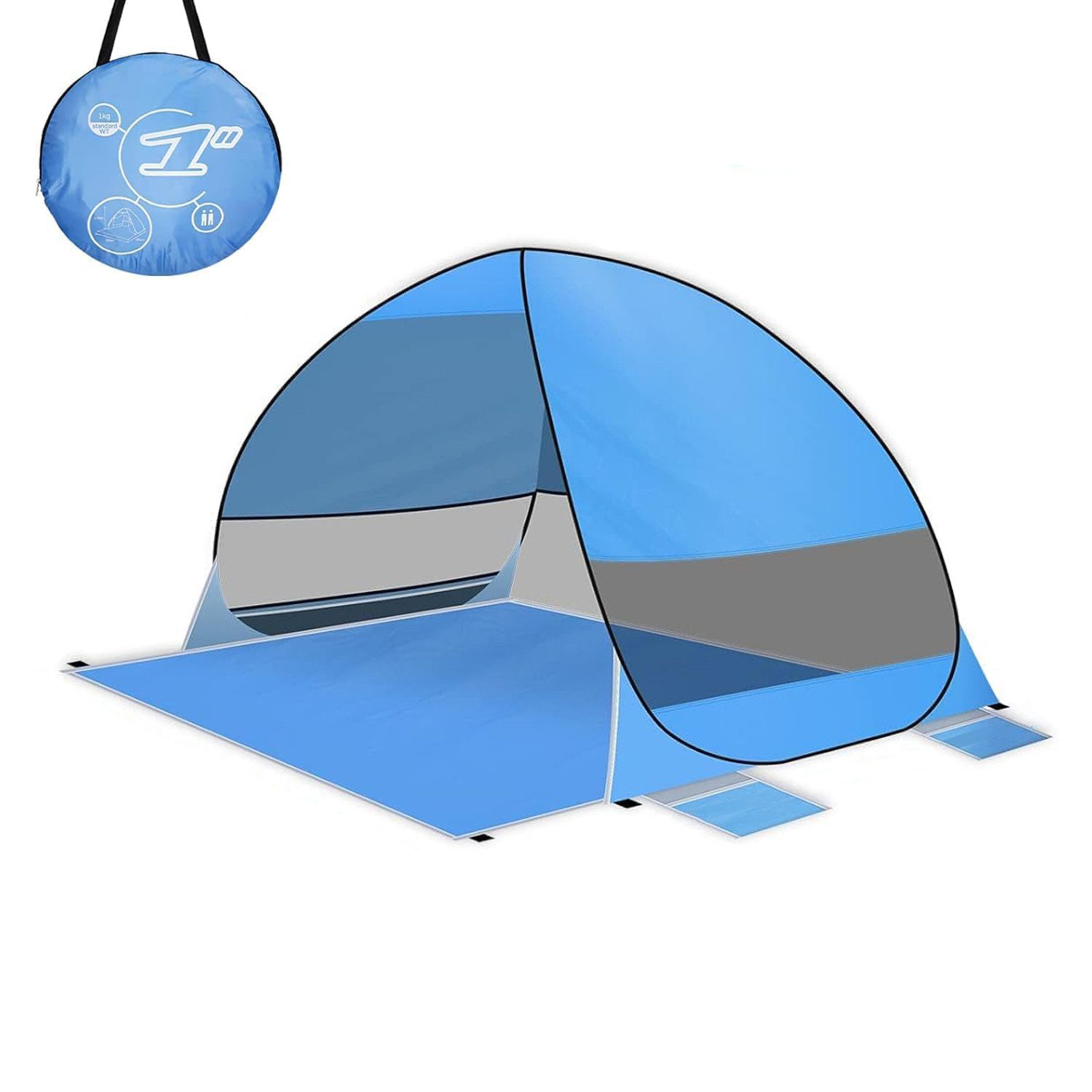 Auledio Strandmuschel Pop Up Zelt, Tragbar günstig online kaufen