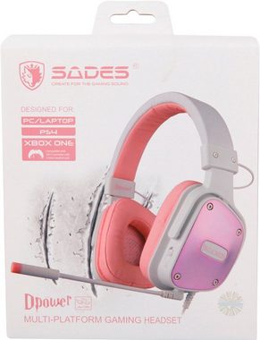 Sades Dpower SA-722 Gaming-Headset (Kompatibel mit PS4, PS5, Xbox One, Xbox Series X/S und Nintendo Switch)