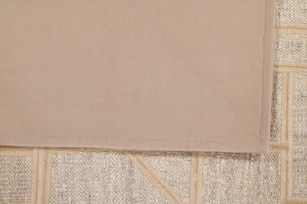 Nain 152x199 Höhe: Orientteppich Handgewebter Perserteppich, Kelim / Trading, Patchwork Orientteppich rechteckig, 4 mm